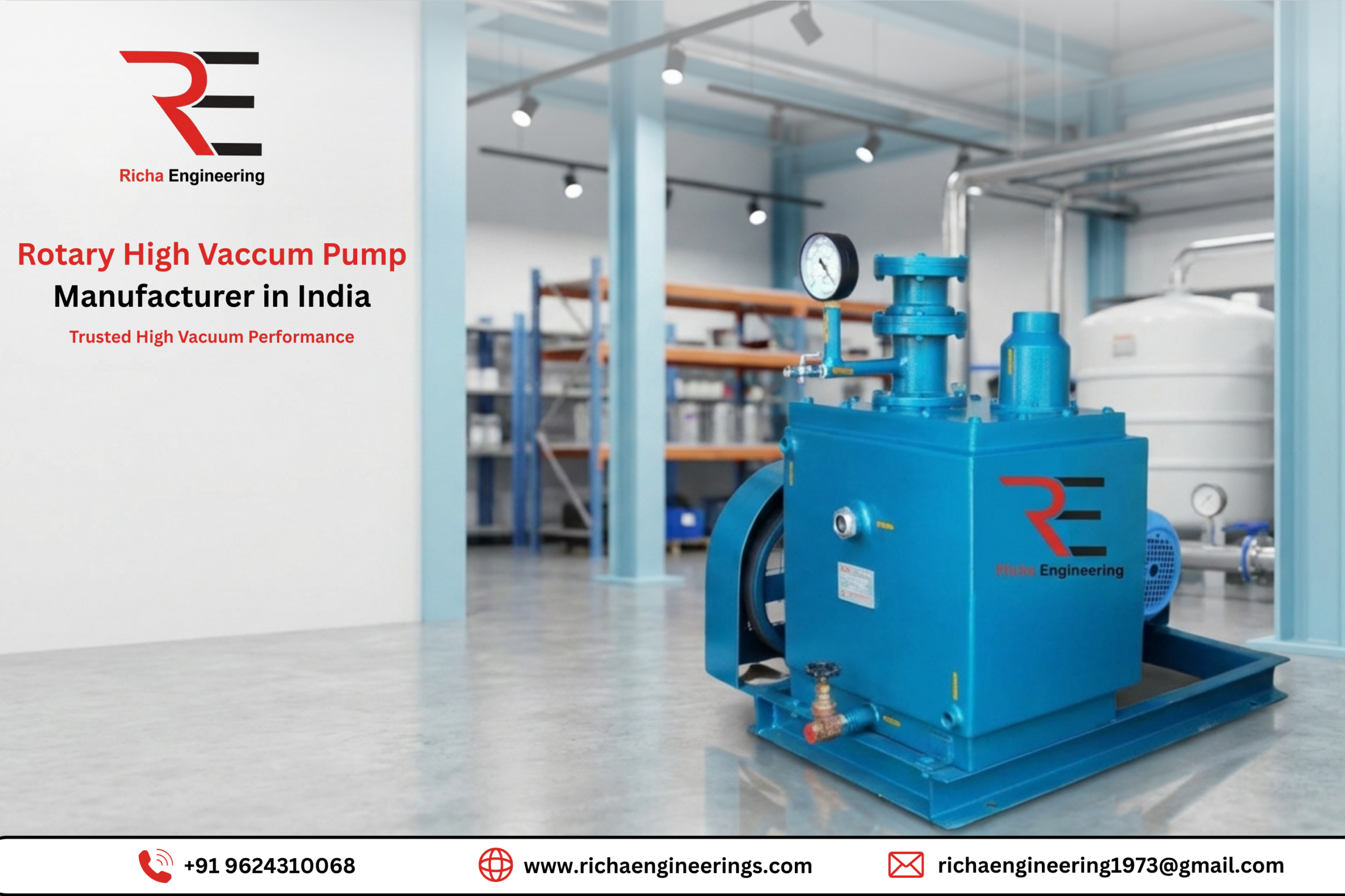 rotary high vaccum pump manufacturer in india